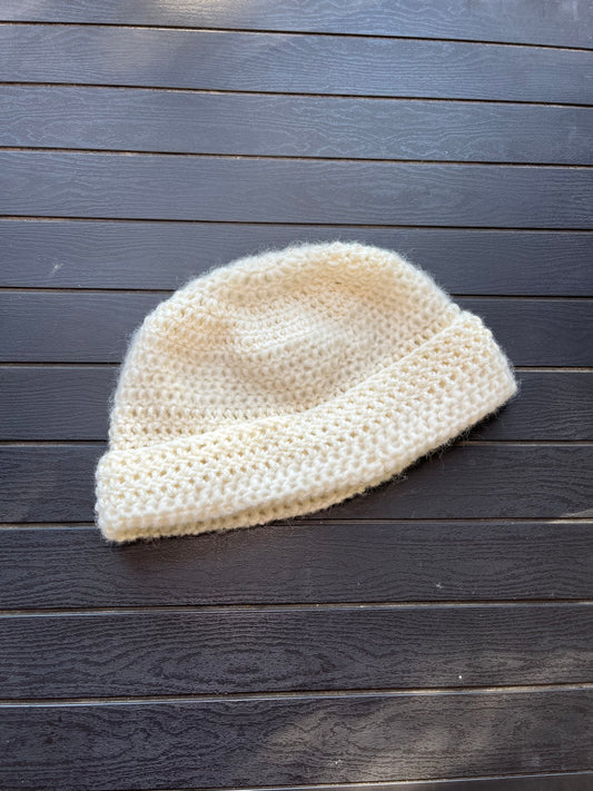 Cream Beanie