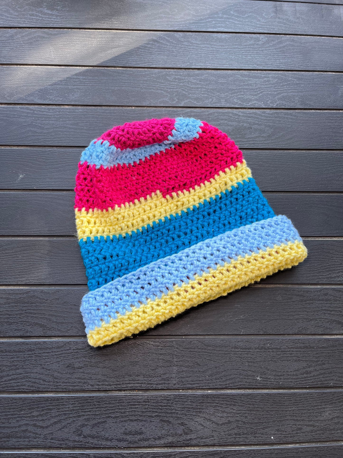 Scrap Yarn Slouch Beanie